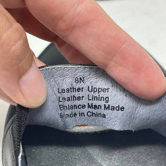 David Tate Black Leather Pura Espadrille Slip-On - Picture 8 of 8